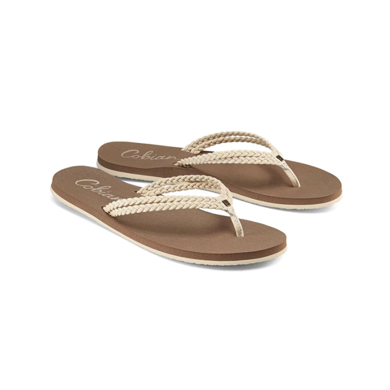 COBIAN Women's Leucadia Cream Flip Flop Sandal (LEC17-110) - Image 3