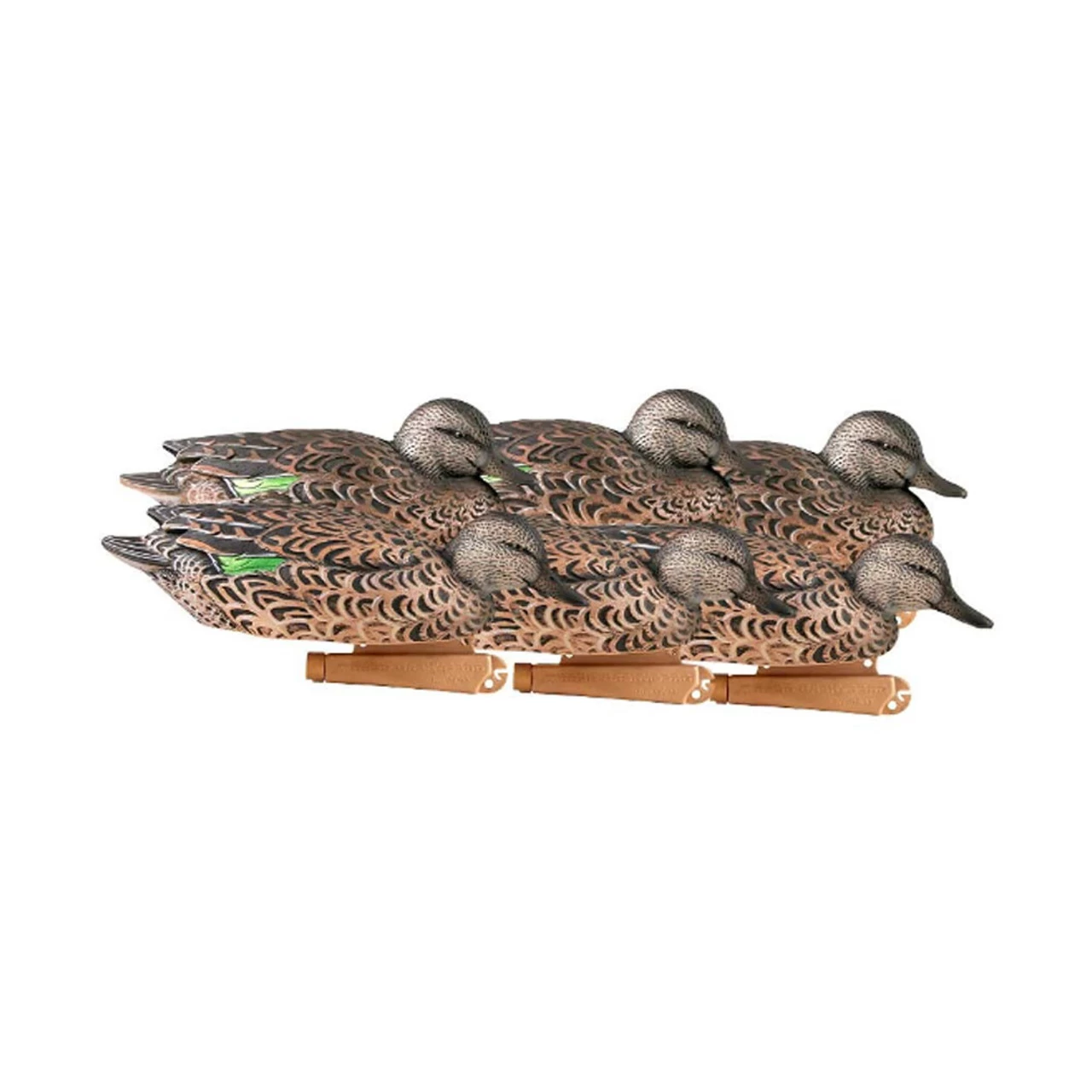 AVERY 6 Pack Of Pro-Grade Green-Winged Teal Early Season Hen Decoys (73122)