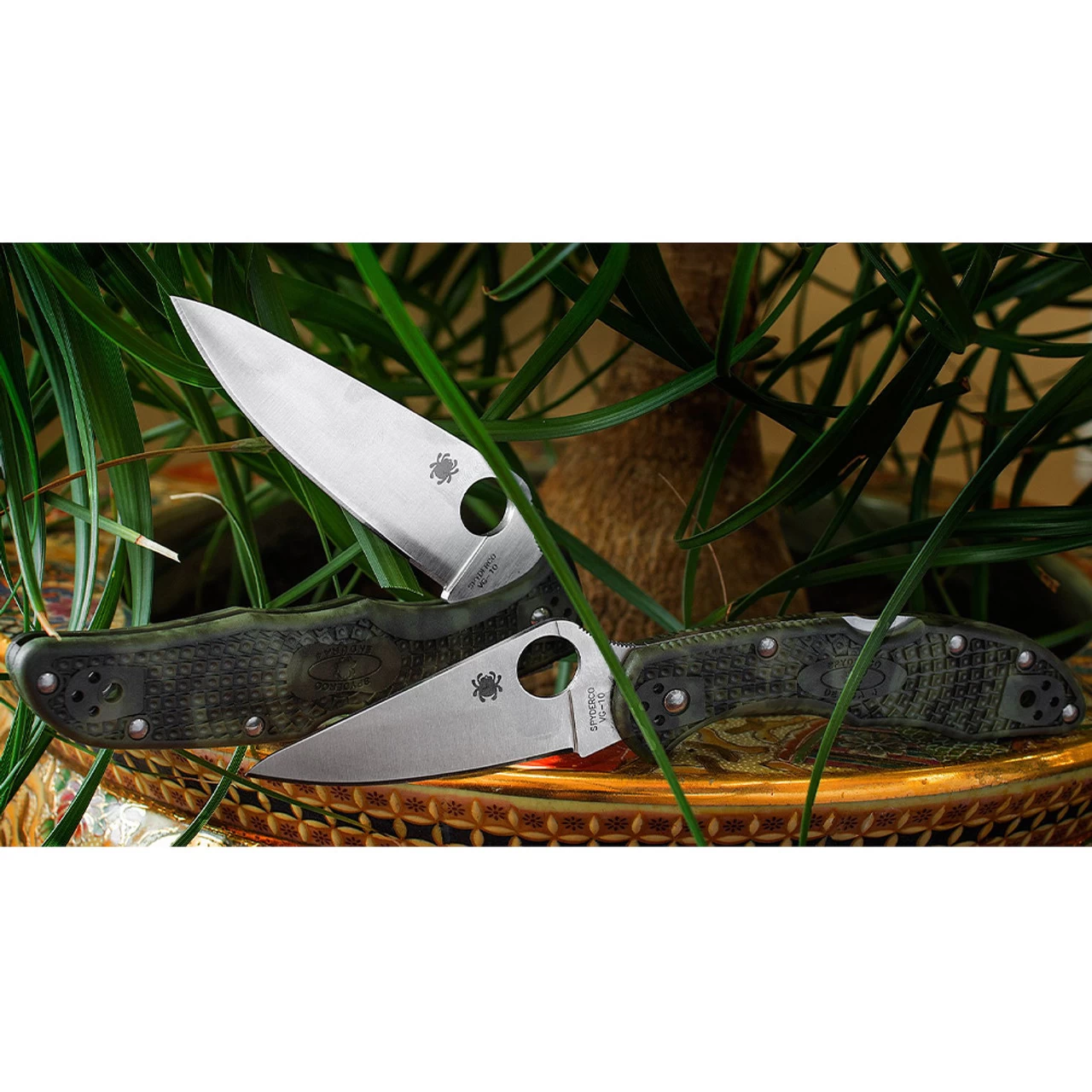 SPYDERCO Delica 4 Zome 2.875in Lightweight Green Folding Knife (C11ZFPGR) - Image 6