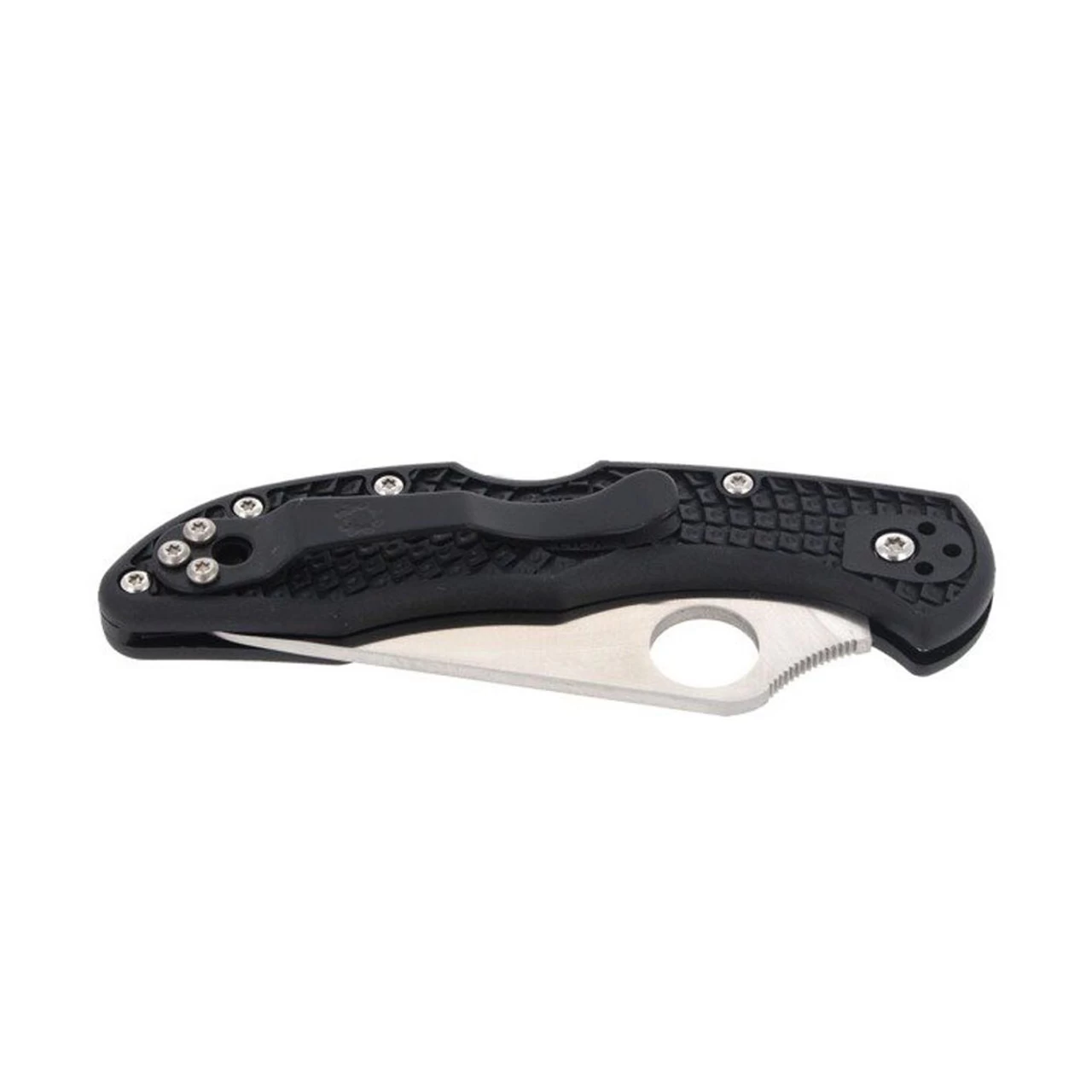 SPYDERCO Delica 4 2.875in Lightweight Black Folding Knife (C11PBK) - Image 5