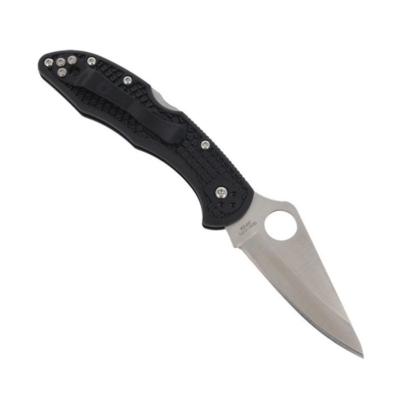 SPYDERCO Delica 4 2.875in Lightweight Black Folding Knife (C11PBK) - Image 3