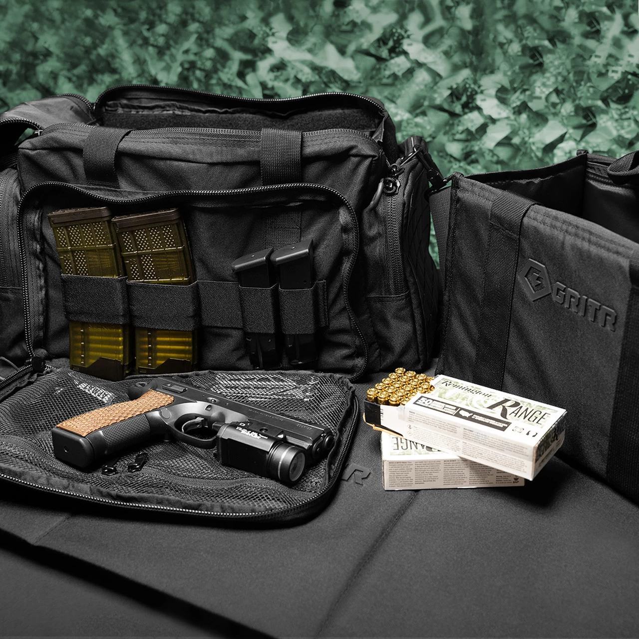 GRITR Tactical Duffle Shoulder Storage Duty Travel Range Bag - All Colors - Image 4