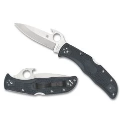 SPYDERCO Endela Gray FRN Emerson Opener Folding Knife (C243PGYW)