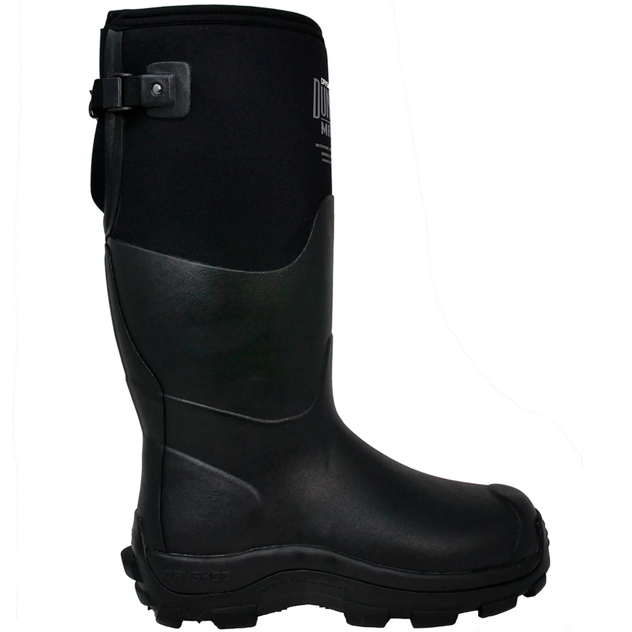 DRYSHOD Men's DungHo Max Gusset Extreme-Cold Conditions Barnyard Black/Gray Boot (DHMG-MH-BK) - Image 3