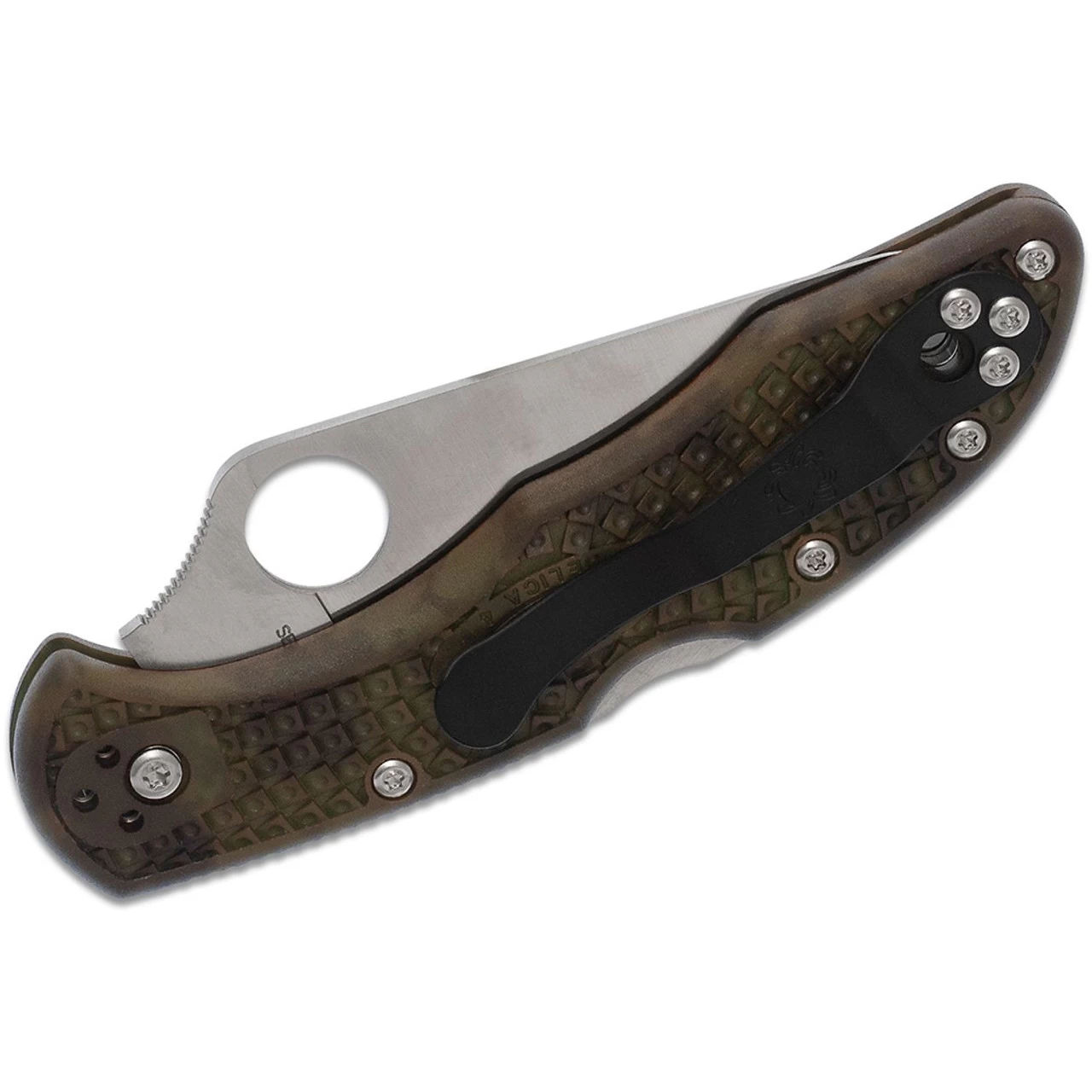 SPYDERCO Delica 4 Zome 2.875in Lightweight Green Folding Knife (C11ZFPGR) - Image 3