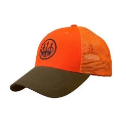 BERETTA Tobacco/Blaze Orange Upland Trucker Hat (BC641T15150850)