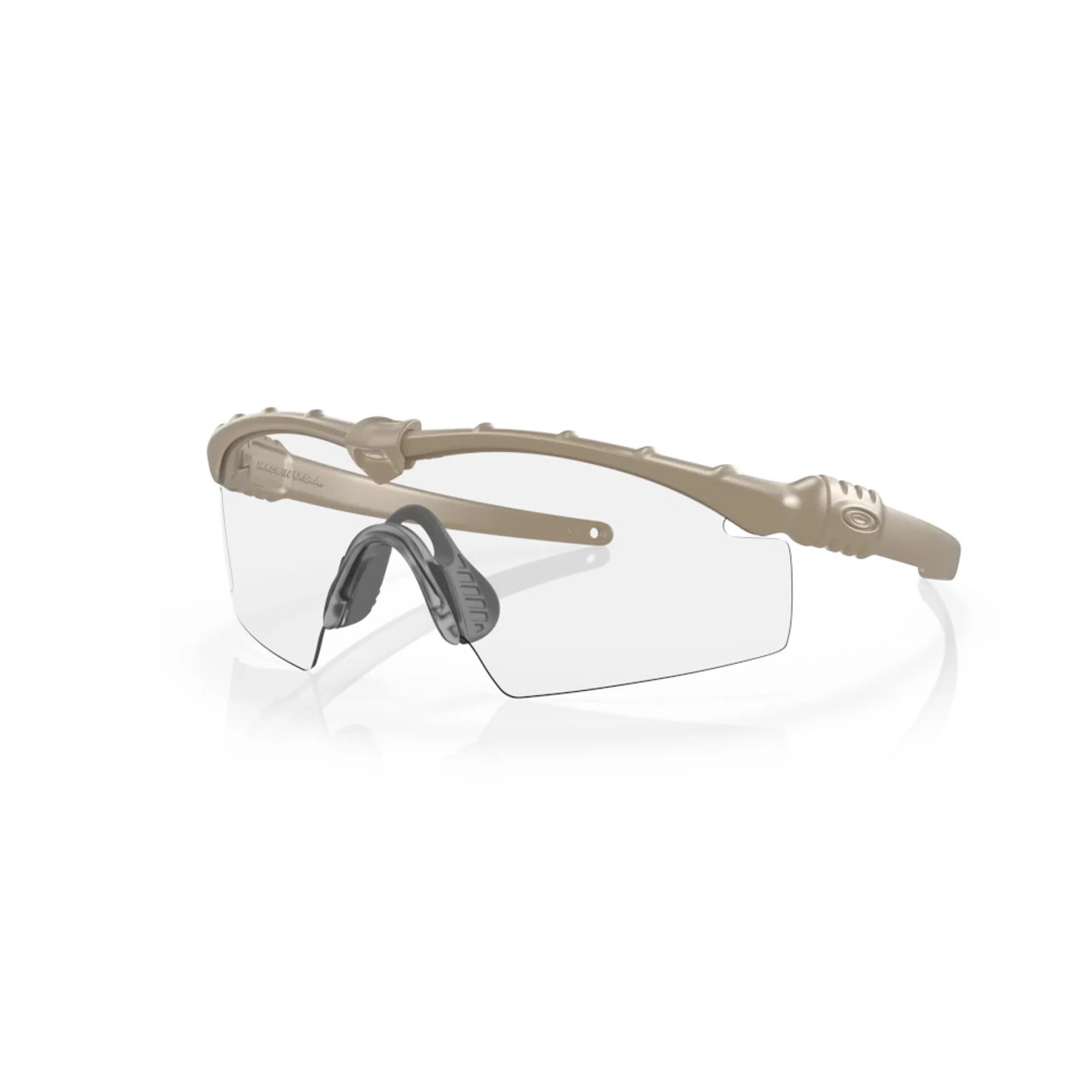 OAKLEY SI Ballistic M-Frame 3.0 Hybrid Laser, Clear, Gray And Persimmon Lenses Dark Tan Protective Eyewear (OO9146-28)