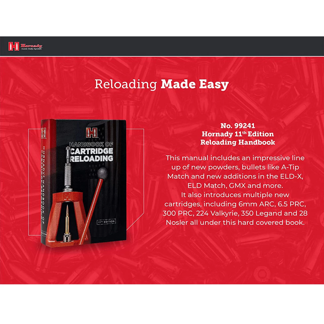 HORNADY 11th Edition Handbook Of Cartridge Reloading (99241) - Image 5