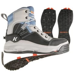 KORKERS Buckskin Mary Sharkskin/Riverside Fishing Boot With Kling-On And Studded Kling-On Soles (FB2320)