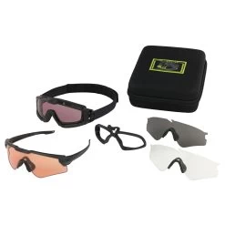 OAKLEY SI Ballistic M Frame Alpha Array Operator Kit Square Case Black Eyewear (OO9296-02)