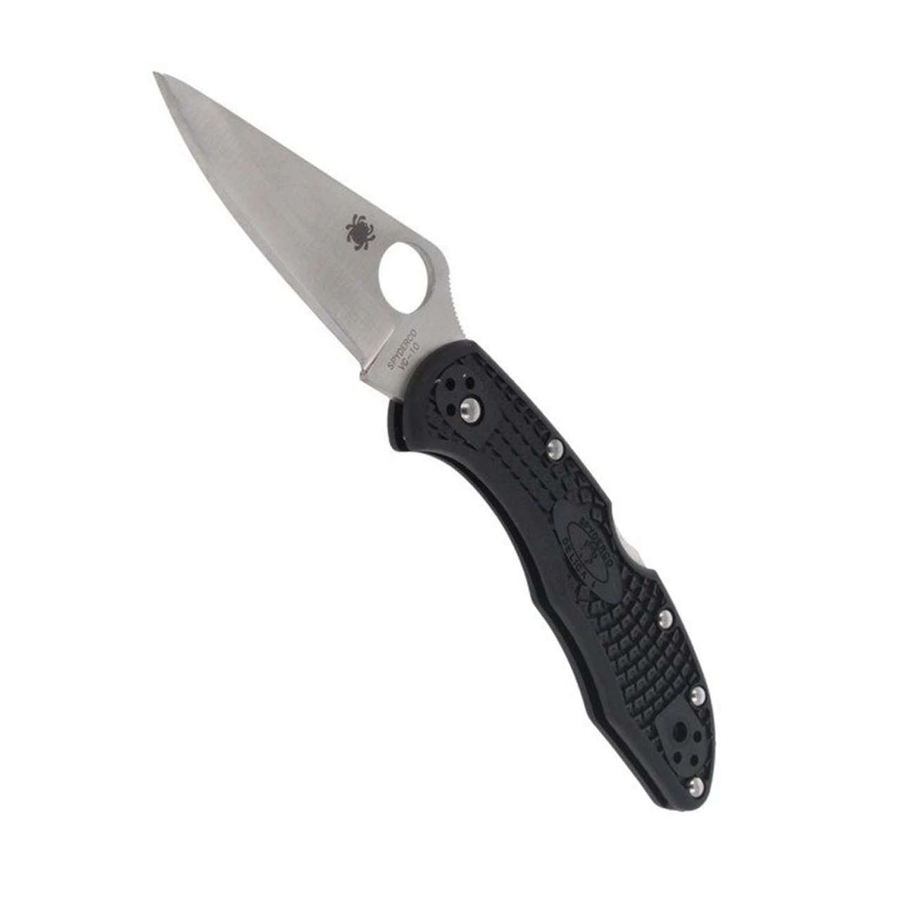 SPYDERCO Delica 4 2.875in Lightweight Black Folding Knife (C11PBK) - Image 4