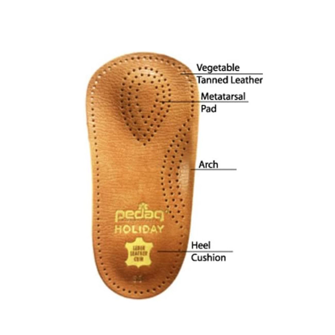PEDAG Holiday Leather Orthotic Insoles (17947) - Image 3