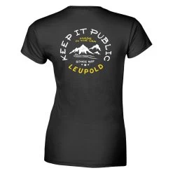 LEUPOLD Women's Keep It Public Black Tee
