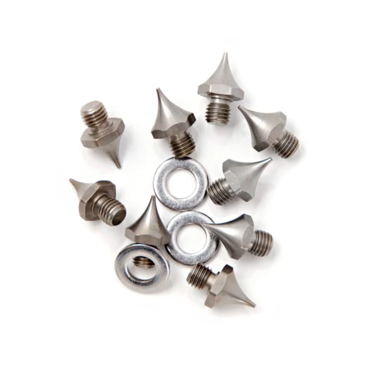 KORKERS TuffTrax Threaded Silver Steel Spike Pack - Image 3