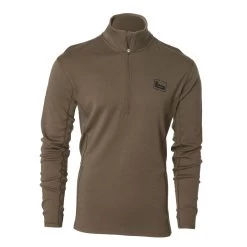 BANDED Base Merino Wool Chocolate 1/4 Zip Pullover (B1030020-CH)