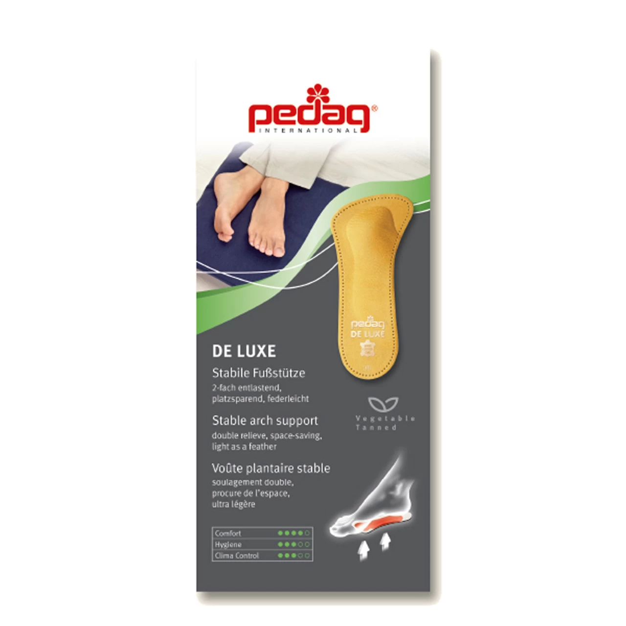 PEDAG De Luxe 3/4 Leather Insoles (123) - Image 2