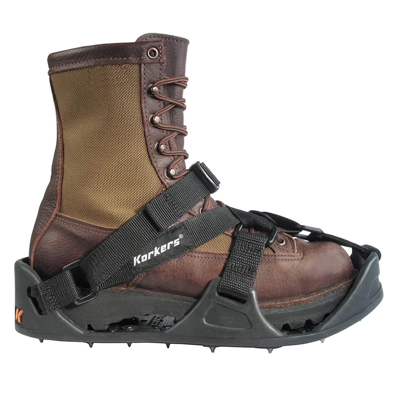 KORKERS WorkTrax Plus Overshoe Cleats With Sharp Push-Through Steel Spikes (IA5112-WEBY) - Image 2