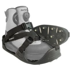 KORKERS RockTrax Black/Moonrock Medium Size Fishing Overshoe (FA5100-WEBY)