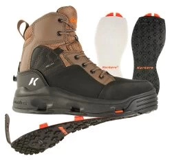 KORKERS BuckSkin With Felt & Kling-On Outsole Boots (FB4310)
